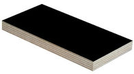Anti - Slip Thin Black Film Faced Plywood With Successive Mechanical Treatment