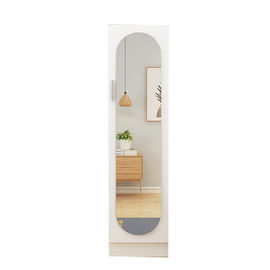 Fancy classic portable style  laminated particle board cabinets wooden wardrobe