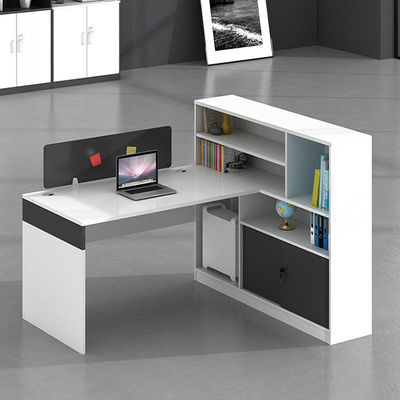 Ergonomik tasarım ahşap kaplama ofis mobilyaları melamin sunta tahta ofis masası